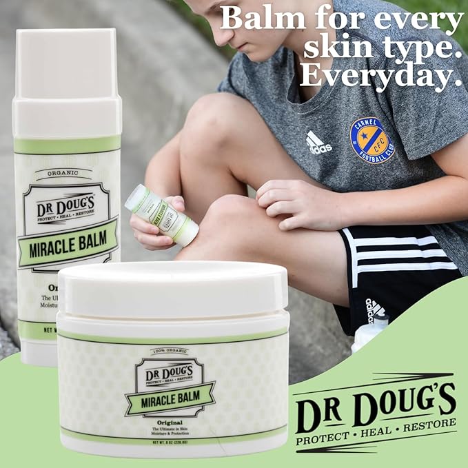 Dr. Doug's Original Miracle Balm – | Organic, Handmade Balm for Dry, Itchy Skin | Cruelty-Free &-FemmiqueWomen
