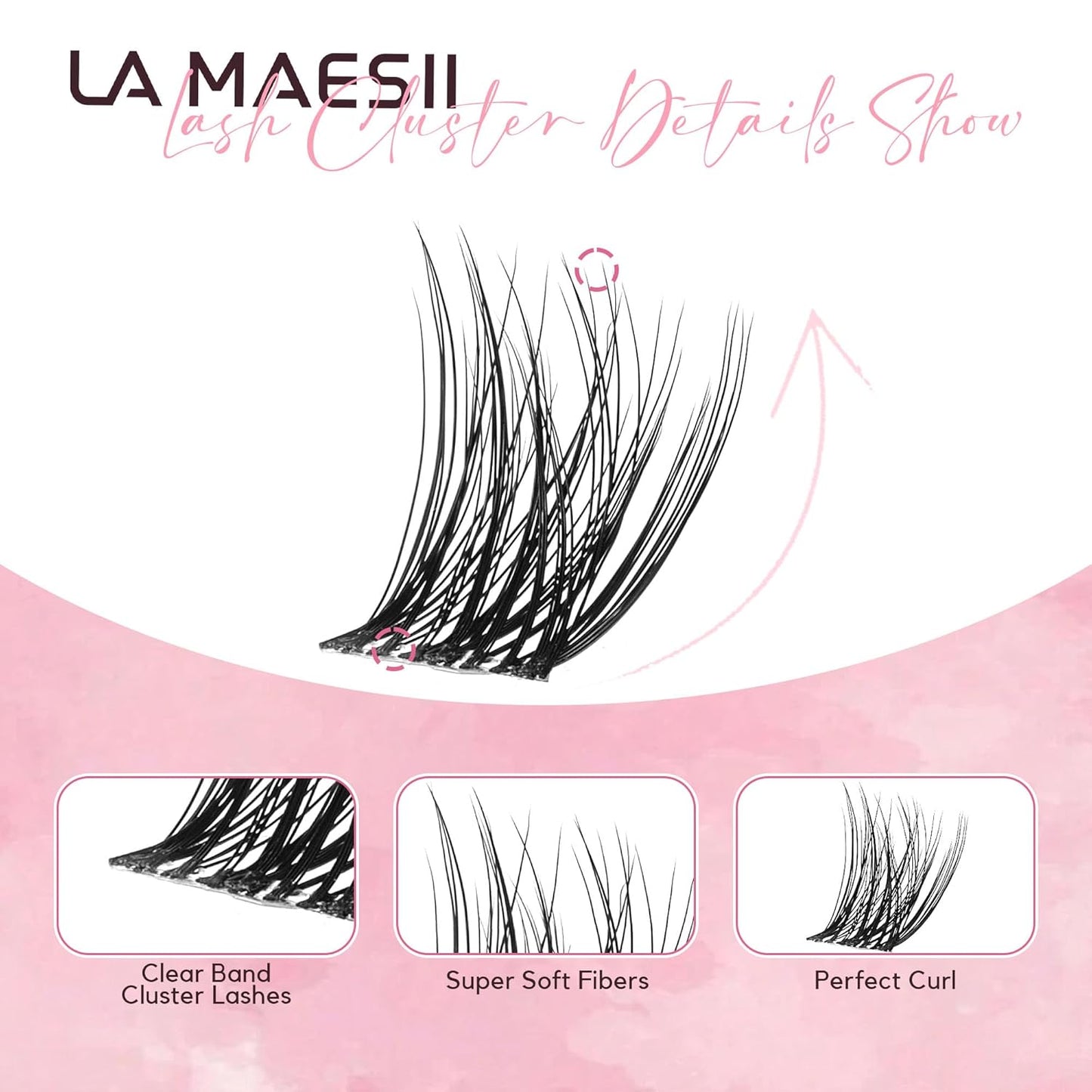 120Pcs Clear Band Lash Clusters 10-14mm Natural Look Cluster Eyelashes C Curl Resuable Invisible Band Individual Cluster Lashes(133)-FemmiqueWomen