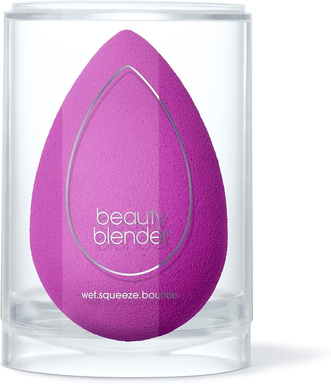 Beautyblender® | Amethyst Beauty Blender Makeup Sponge, Super-Soft Foam Easily Blends Foundations, Powders & Creams, Made in USA, Reusable, Washable, Streak Free Application, Vegan, Cruelty Free-FemmiqueWomen