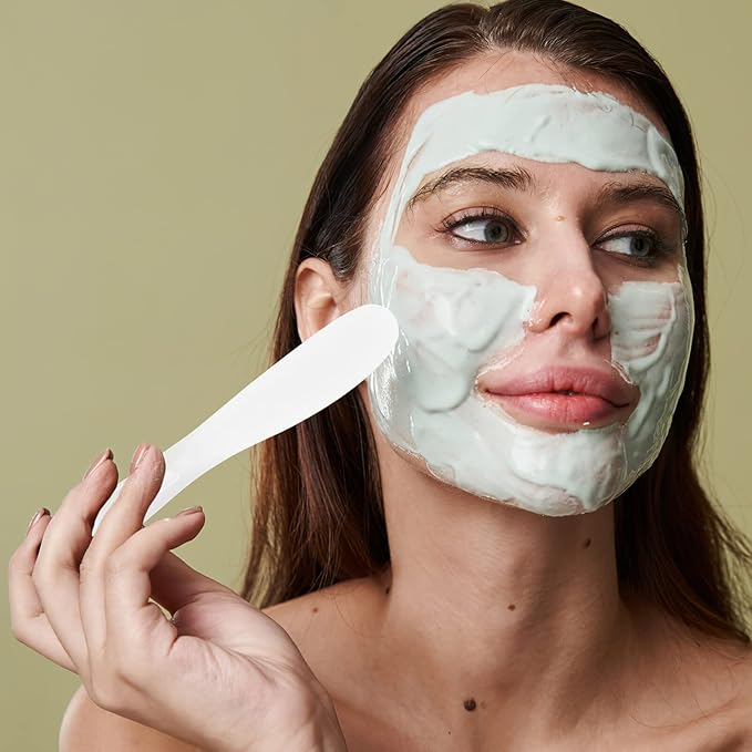 10Pcs mask stick tool stick cosmetic spatulas facial mud applicator spatulas stick facial cream scoops stirring rod makeup spatulas Multifunction white eye cream-FemmiqueWomen