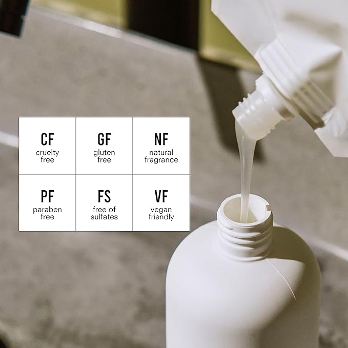 Public Goods Hand Soap | Cleansing Soap for Kitchen & Bathroom | Made with Natural Essential Oils | Paraben & Sulfate Free | Vegan Friendly | 34 Fl Oz Refill-FemmiqueWomen