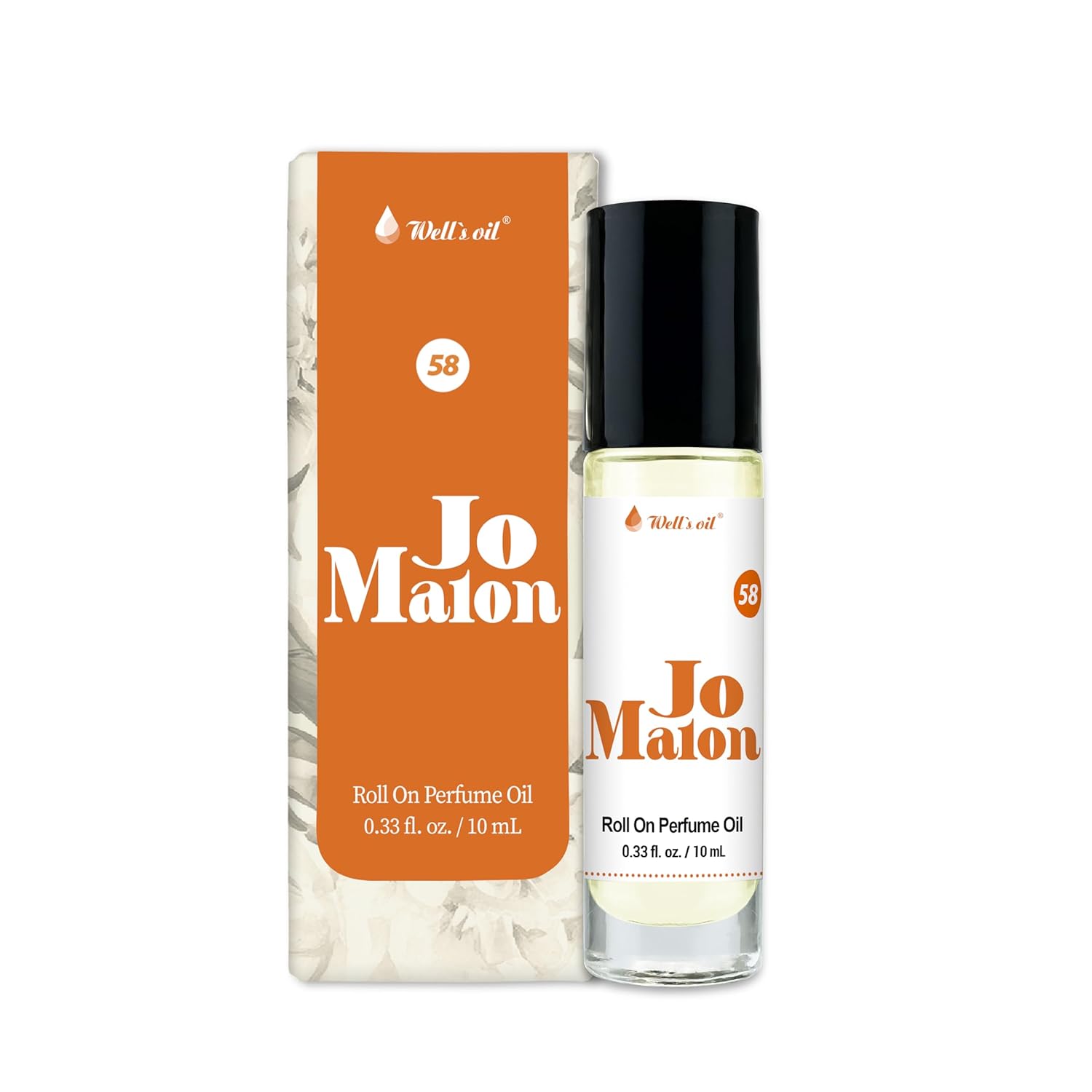 Well's Oil Well's Perfume Oil Roll-On (Jo Malon) | 10 ml / 0.33 fl Oz | Clean, Rich, Pure Scent | Alcohol-Free | Oil Based | Long Lasting | Concentrated Roll-on Perfumes for Women and Men-FemmiqueWomen