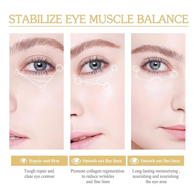 24K Collagen Eye Mask 60 Pcs Moisturzing Eye Pads for Puffy Eyes, Dark Circles, Under Eye Bags, Anti-Wrinkle, Moisturizing, Eye Skin Care Fast Absorption Eye Patches Gel for Women Man-FemmiqueWomen