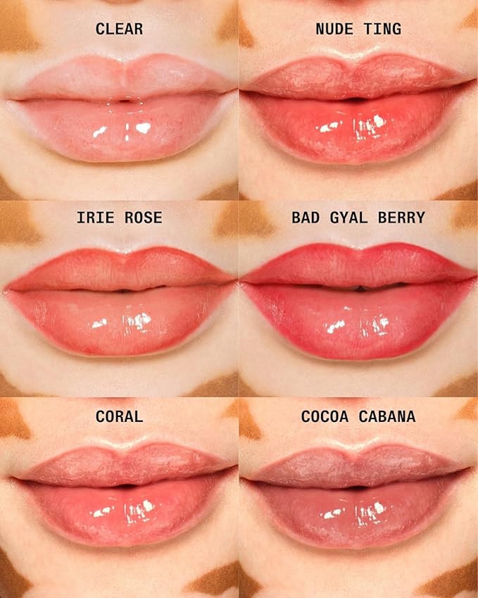 Cay Skin Isle Lip Balm SPF 30 – High Shine, Hydrating + Sheer Lip Gloss in Vanilla Brown Sugar Flavor – Formulated with Natural Ingredients for All Skin Tones – 3-Pack, Clear-FemmiqueWomen