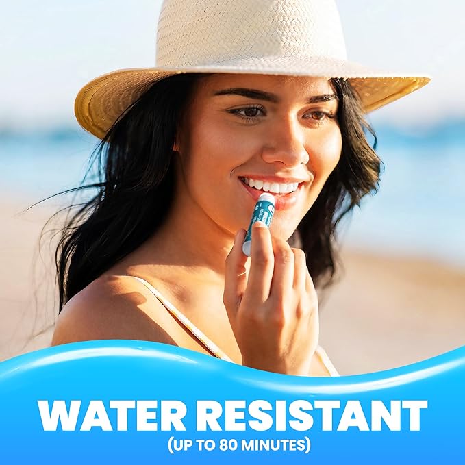 Rubber Ducky | Lip Sunscreen, Lip Balm with SPF 44, Waterproof Sunscreen Lip Balm | Vegan, Untinted, Mint Flavor, with Vitamin E | All Season - Broad Spectrum Sunscreen for Lips-FemmiqueWomen