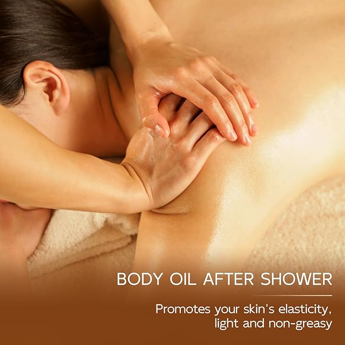 Magic Body Firming Oil, 3.38 FL OZ, Korean Skin Care Post-Shower Body Oil for Women – With 767,000ppm Jojoba Oil,to Tighten, Hydrate & Nourish Dry Skin, Lightweight & Non-Greasy for Full Body Use-FemmiqueWomen