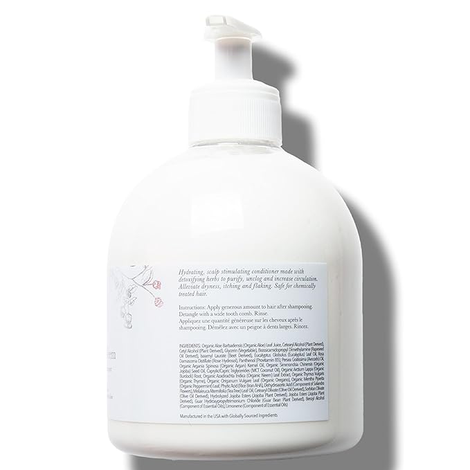 100% PURE Healthy Scalp Conditioner Purifying Burdock & Neem for Dry Damaged Hair Replenishing Itchy Flaky Scalp Hydration for Women & Men - 16 Fl Oz-FemmiqueWomen