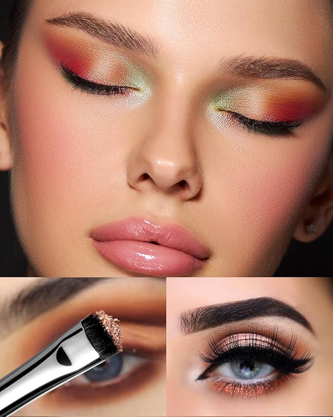 EIGSHOW Eyeshadow Smudge Brush & Eyeliner Brush, High-End Precision Eye Makeup Tools for Blending Cat Eye, Winged Liner (E865&E806)-FemmiqueWomen