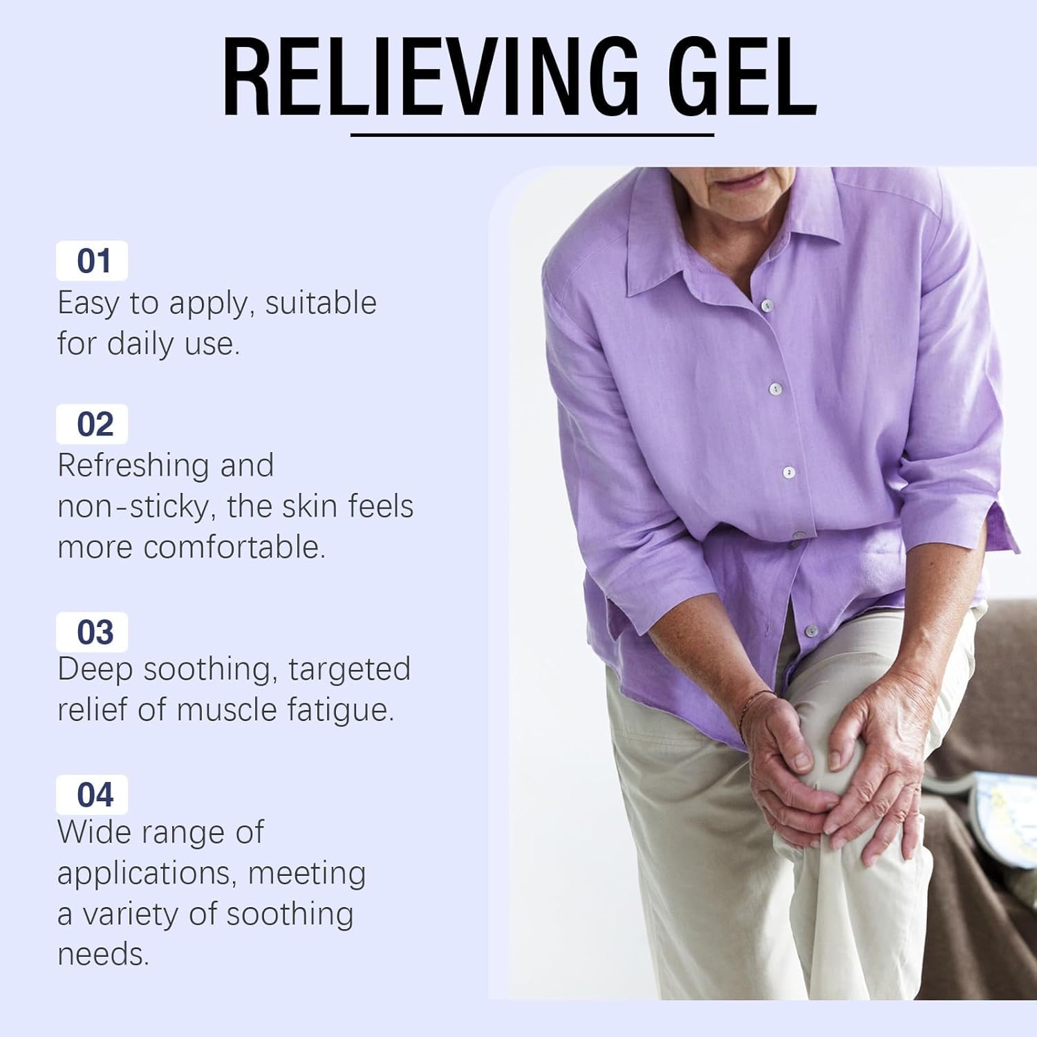 Soothing Cooling Gel 100g, Relieving Body, Pain Relieving, Sports Soothing Cooling Gel Body Care Lotions, Fast Absorbing for Women and Men-FemmiqueWomen