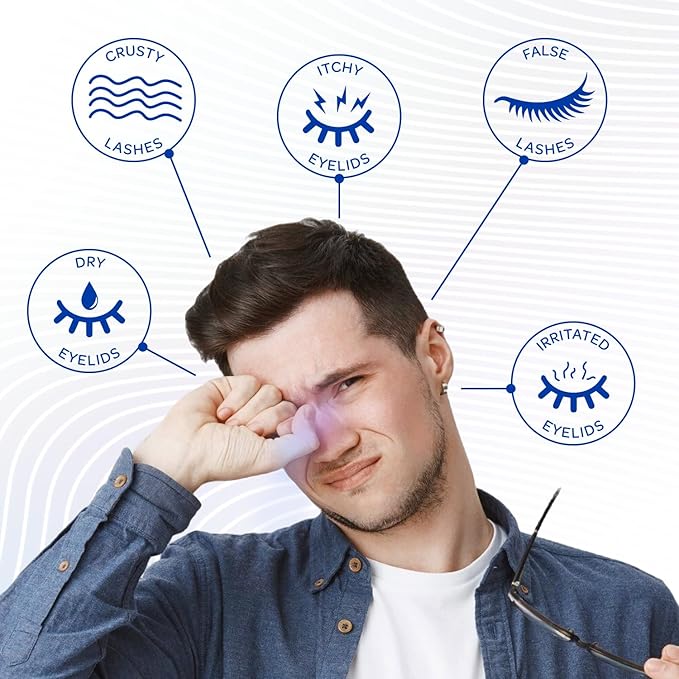 Eyelash and Eyelid Cleanser – High Purity Hypochlorous Eye Wash Solution, Lid and Lash Cleanser that Quickly Calms and Soothes Irritated, Clogged Skin (2oz)-FemmiqueWomen