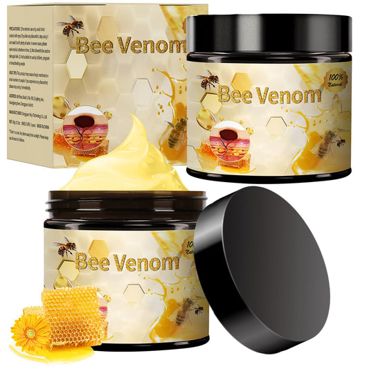 2 PCS Bee Venom Cream, Professional Bee Venom Repair Cream, Natural Skin Moisturizer, New Bee Venom Skin Cream for All Skin Types-FemmiqueWomen