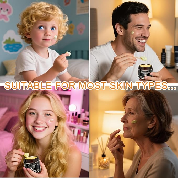 Tallow Honey Balm for Face Organic，Crema Cebo De Res Original，Handmade Tallow and Honey Balm for Face,Body，Sebo De Res Para La Cara，Based Supplies Tallow and Ho ney Bal m for Smooth Skin (2 Bottle)-FemmiqueWomen