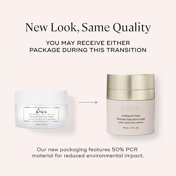 EVER Rich Face Moisturizer (Dry Skin)- Overnight Renewal Facial Lotion, Instant Face Lift Cream, Smooths Lines and Wrinkles, Restores Skin Elasticity, Packed with Urea, Squalane, and Vitamins-FemmiqueWomen