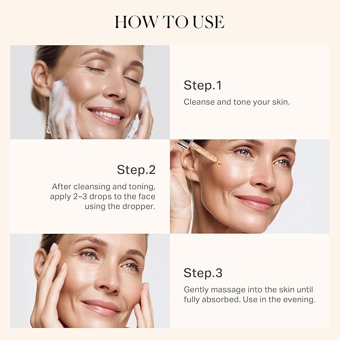 1% Retinol Face Oil with Firming, Smoothing & Glowing– Retinol Serum for Face, Lightweight Squalane Facial Oil for Fine Lines, Texture & Anti-Aging, Gentle for All Skin 1.01 fl oz-FemmiqueWomen