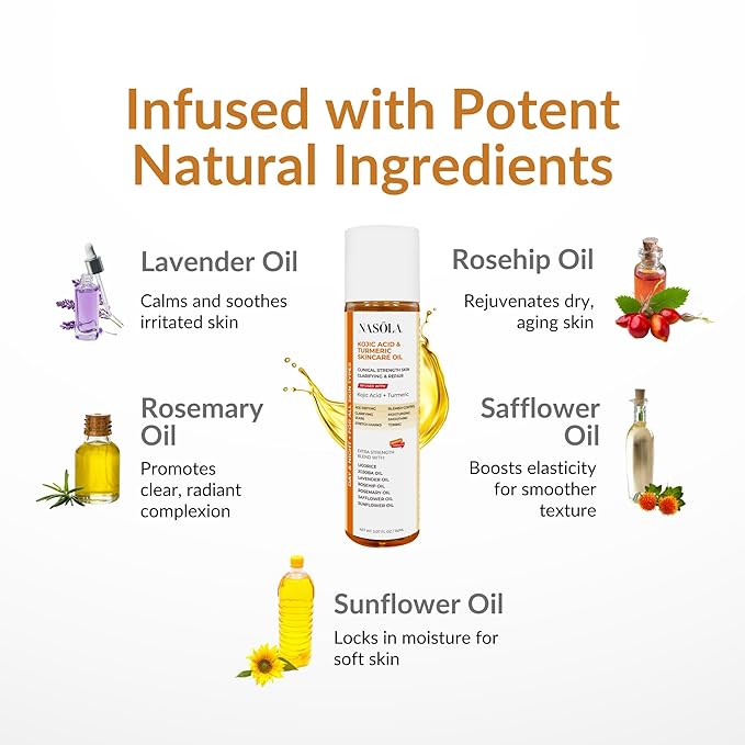 Kojic Acid Turmeric Skincare Bio Pure Oil-FemmiqueWomen