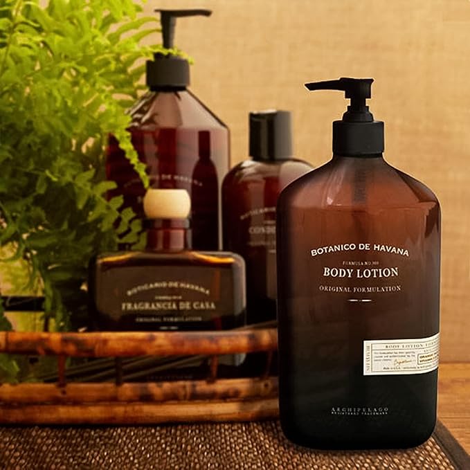 Archipelago Botanicals Botanico De Havana Lotion, Moisturizing Sugar Cane Pineapple & Orange Body Lotion for Soft, Healthy Skin, Paraben Free, Phthalate Free, 15.3 oz-FemmiqueWomen