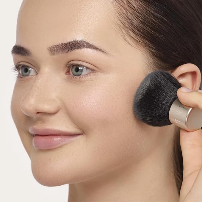 ARTDECO Mineral Powder Foundation Brush - Kabuki Brush with Vegan Bristles for Flawless Coverage, Perfect for Face Powder - Ideal Makeup Tool for a Radiant Finish-FemmiqueWomen