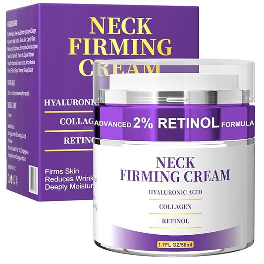 Retinol Cream for Face, Neck Creams for Tightening and Firming, Anti Aging Face Moisturizer for Face, Day & Night Moisturizing with Collagen, Hyaluronic Acid for Sagging Skin, Wrinkle, 1.7 Fl OZ-FemmiqueWomen