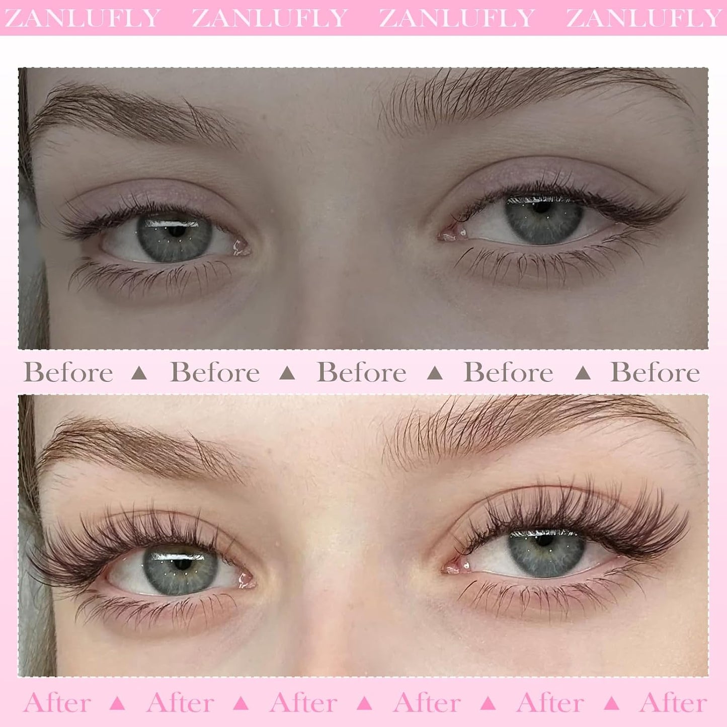 Self Adhesive Eyelashes Brown Self Adhesive Lash Clusters Natural No Glue Lashes Dark Brown Eyelash Extensions Pre-glued Eyelash Clusters Wispy Press on Individual Lashes 8-16mm by ZANLUFLY-FemmiqueWomen