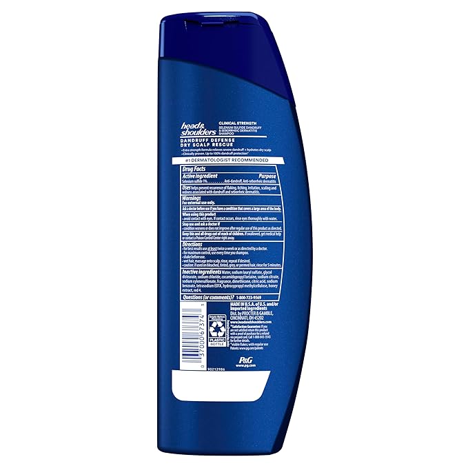 Head & Shoulders Clinical Dandruff Defense + Dry Scalp Rescue Shampoo 13.5 oz Twin Pack-FemmiqueWomen