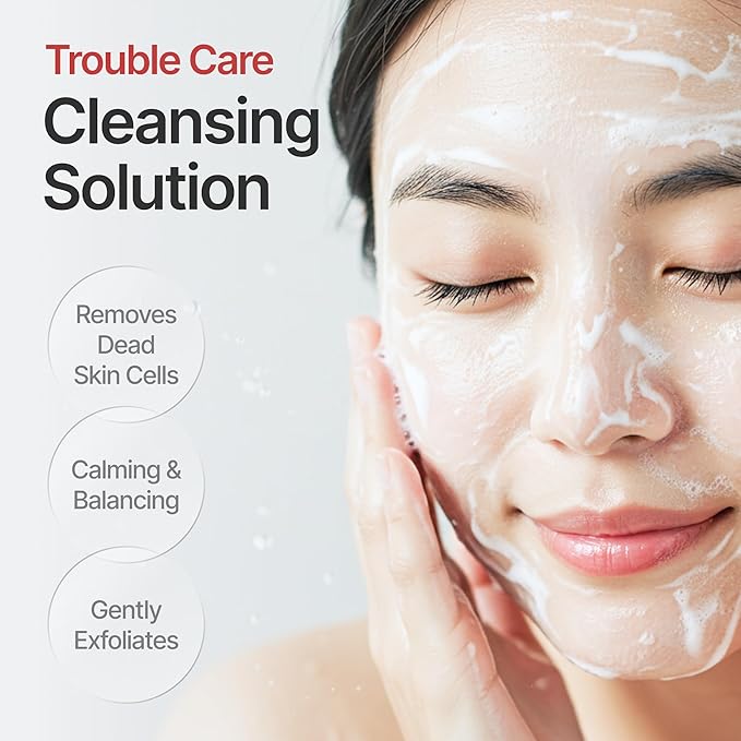 B6 Enzyme Powder Face Cleanser, Korean Skin Care Exfoliating Face Wash with PHA and Papain Enzyme, Face Exfoliator with Calamine and Vitamin B6, Gentle Cleanser, 55g (1.94 Oz)-FemmiqueWomen