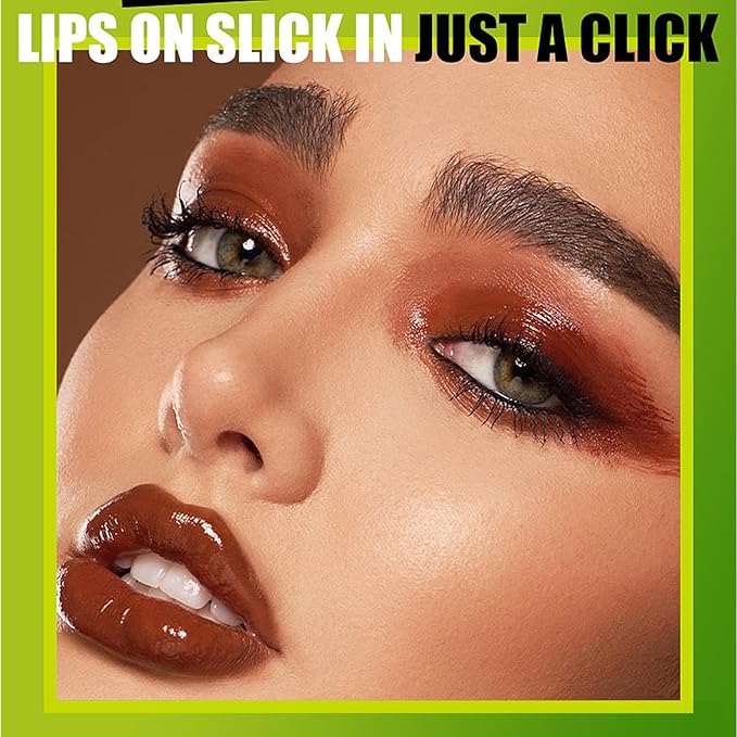 3 Colors Slick Click Lip Balm Set Hydrating Jelly Lipstick Tinted Lip Stain Lip Gloss, Moisturizing, Lightweight, Buildable, Pigmented Vegan Lip Balm, Glossy Lip Makeup for Girls (B)-FemmiqueWomen