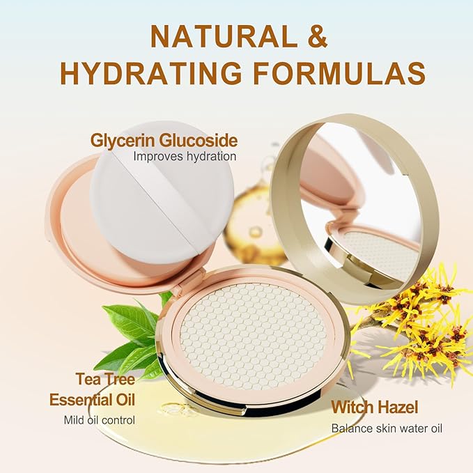 Face Oil Blotting Cushion Instead of Oil Blotting Paper Sheets for Oily Skin, Oil Absorbing Liquid Mattifying Cushion, Moisturizing & Smoothing Pores with Natural Tea Tree, Oil control for Make Up-FemmiqueWomen