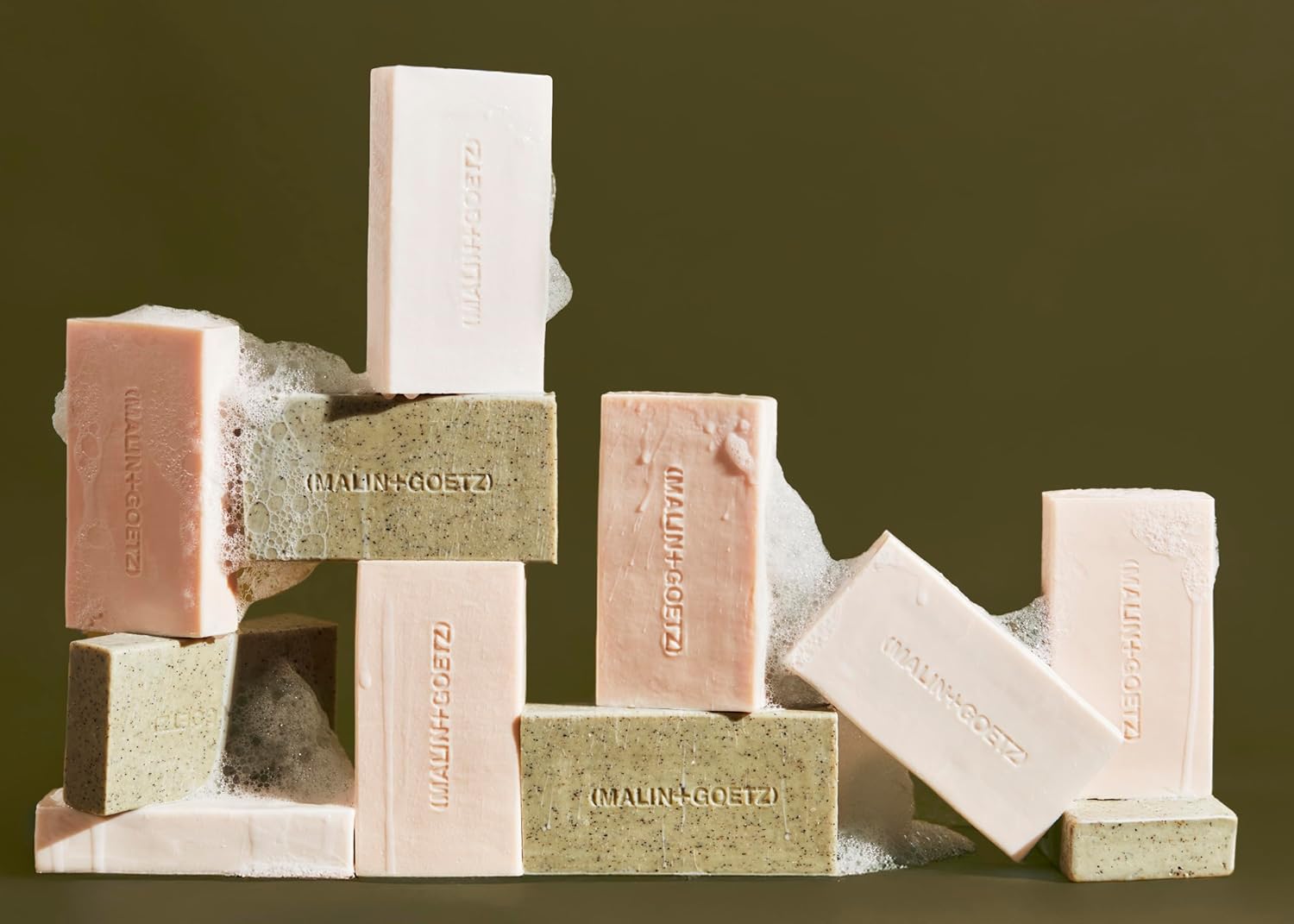 MALIN+GOETZ Mandelic Acid Exfoliating Bar | Triple-Milled Exfoliating + Cleansing Bar | Mandelic Acid, Lactic Acid, Pumice + Eucalyptus | Smooths, Softens + Brightens Skin | Vegan + Cruelty-Free(5 oz)-FemmiqueWomen