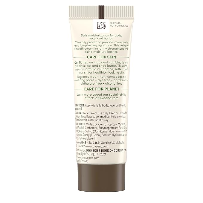 Aveeno Skincare Bundle, Positively Radiant Daily SPF 15 Facial Sunscreen Moisturizer + Soy, 4 fl. oz, & Travel Size Daily Moisturizing Cream for Body, Face, & Hands, 0.8 oz, Two Pack, 2 Items-FemmiqueWomen