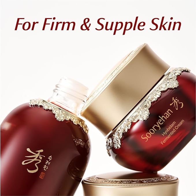 Sooryehan Hyobidam Face Moisturizer for Women. Korean Skin Care (Cream, 1.7fl oz) - Korean Facial Care. Wrinkle Cream for Women, Night Cream for Face with Wild Ginseng & Snow Fungus.-FemmiqueWomen