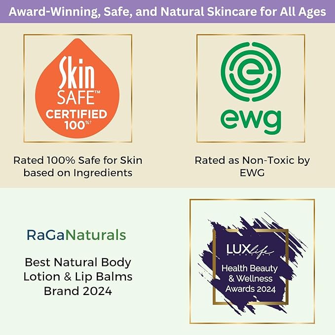 RaGaNaturals Lavender Shea Butter Hand and Body Lotion, 16 Fl Oz - Moisturizing, Plant-Based, Vegan, with Argan, Avocado Oil & Vitamin E-FemmiqueWomen