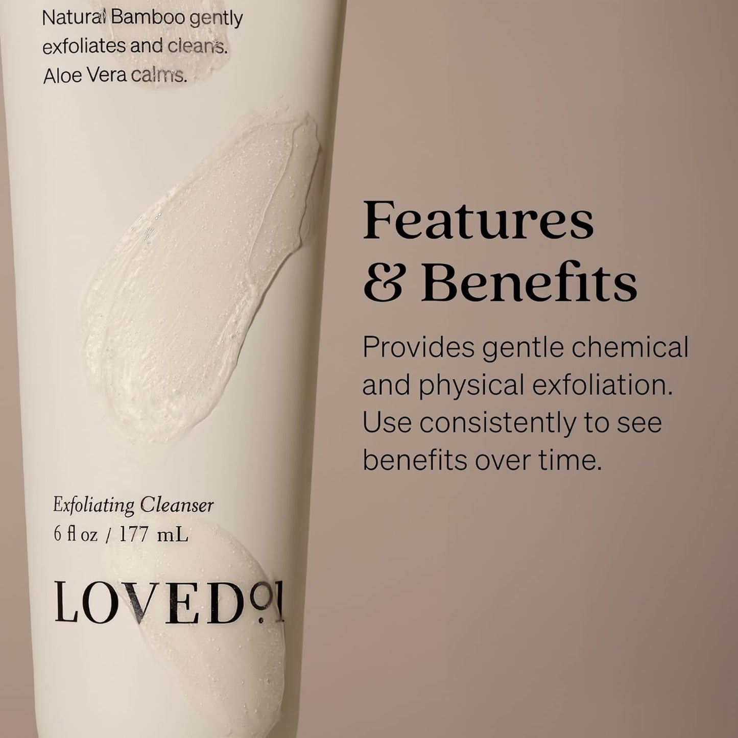 Face & Body Exfoliating Cleanser, John Legend Skincare, Hydrating & Moisturizing Wash, Helps Skin Irritation, with Mandelic Acid for Gentle Exfoliation, 2-Pack (6 oz each)-FemmiqueWomen