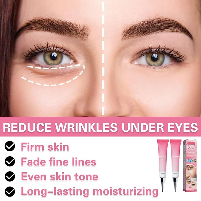 2PCS Under Eye Cream Lift Firm Skin Around the Eyes-FemmiqueWomen
