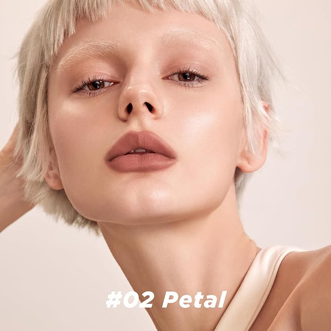 ITY Velvet Matte Finish Lip Stain-Mousse Textured Lip Clay, Conceals Lip Lines, Rich Pigment Lip Tint Lipsticks,2 Pack, 0.14 oz (4g) in Petal, Berrylicious-FemmiqueWomen