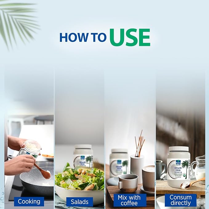 "Parachute Naturalz Organic Virgin Coconut Oil | Cooking Oil, Hair Oil, Body Oil & Oil Pulling | Cold Pressed | Unbleached | Unrefined | Non-Hydrogenated | MCT Oil | USDA Certified | 32 Fl. Oz | Plastic Jar"