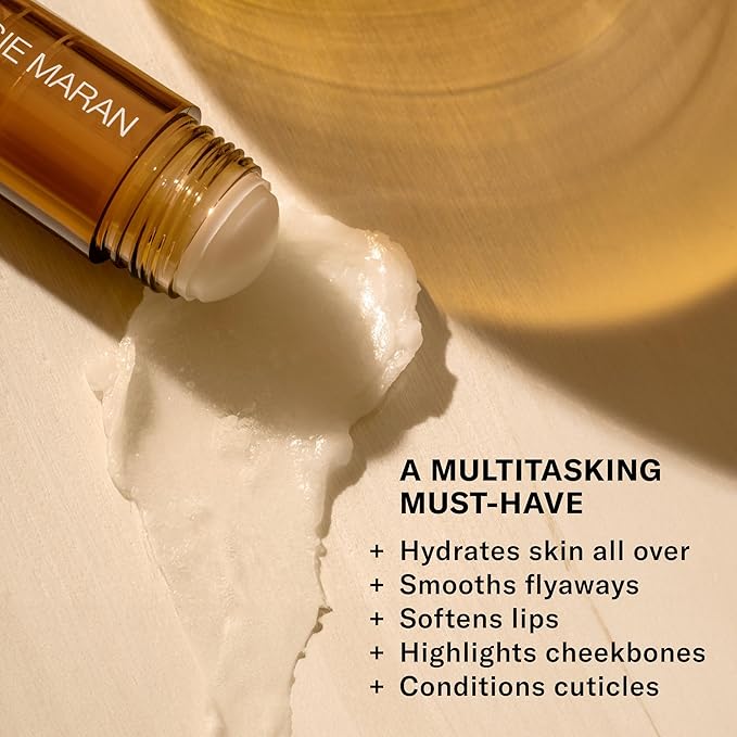 Josie Maran Argan Oil Moisture Stick - Travel Size Under Eye Balm & Face Balm to Restore Skin with Antioxidants & Essential Fatty Acids for a Healthy, Radiant Glow - Vegan & Cruelty-Free (0.35 Oz)-FemmiqueWomen