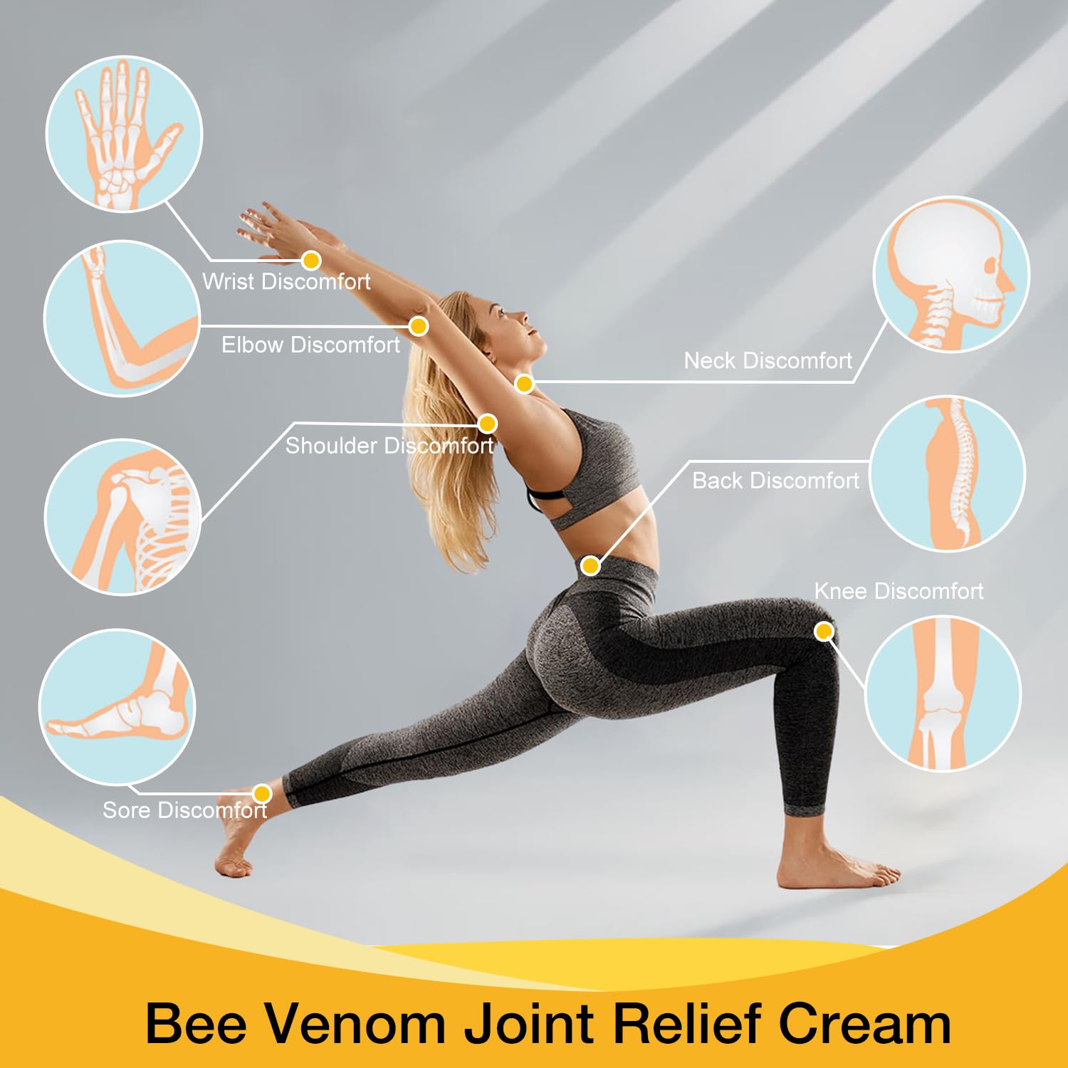 2 Pcs Bee Venom Joint Cream - Advanced Joint and Bone Cream, Specially for Back, Neck, Hands, Knees-FemmiqueWomen