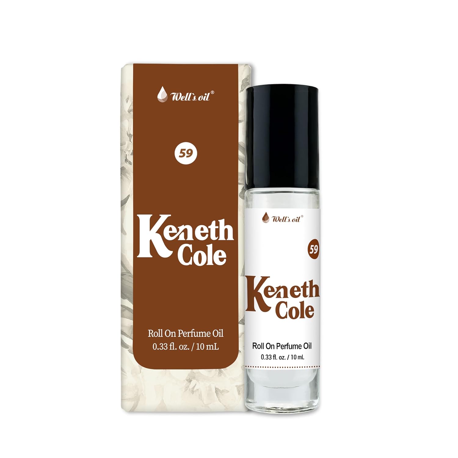 Well's Oil Well's Perfume Oil Roll-On (Keneth Cole) | Clean, Rich, Pure Scent | Alcohol-Free | Oil Based | Long Lasting | Concentrated Roll-on Perfumes for Women and Men | 10 ml / 0.33 fl Oz-FemmiqueWomen