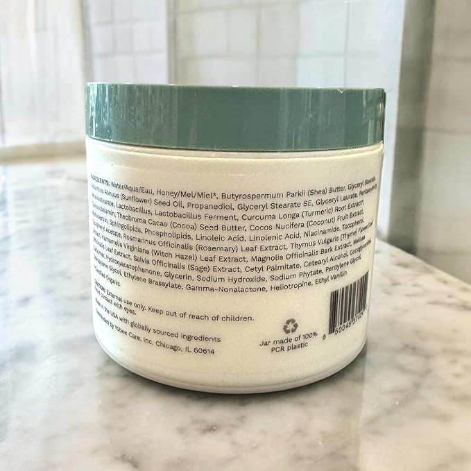 Yobee Body & Face Moisturizing Cream for Dry, Sensitive Skin | Probiotic extracts, Honey, Turmeric, Vitamin B12, Ceramides, Shea Butter | Fragrance Free | For Kids & Adults (6)-FemmiqueWomen