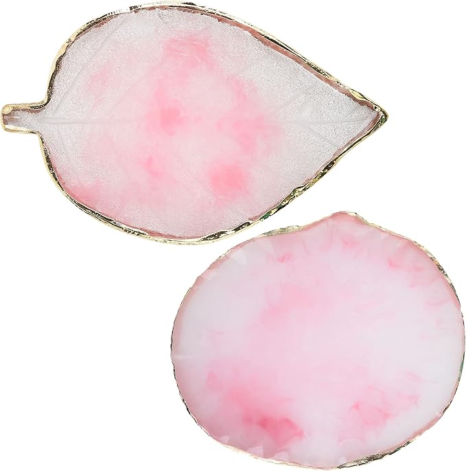 2 Pieces Nail Art Palettes Nail Polish Palette Mixing Palette Makeup Plate Nail Plates for Nail Art Nail Tip Holder Nail Art Display-FemmiqueWomen