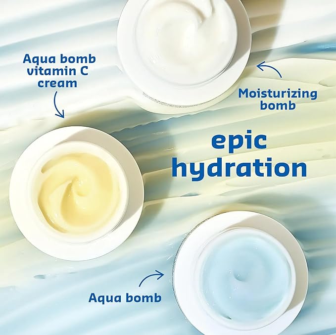 belif Aqua Bomb Vitamin C Face Cream Moisturizer, Infused with Hyaluronic Acid, Vitamin C & Vitamin E, Intense Hydration, For All Skin Types, Korean Skin Care-FemmiqueWomen