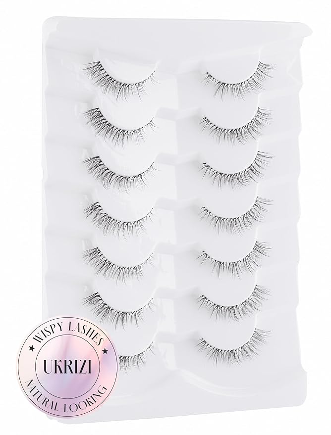 Natural Lashes Mink Natural Eyelashes False Eyelashes Natural Look False Lashes Wispy Eye Lashes Cat Eyelashes Fake Lashes KD292-FemmiqueWomen