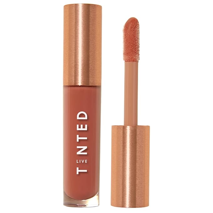 Live Tinted Huegloss High-Shine Lip Gloss - Hydrating, Non-Sticky, Moisturizing Lip Gloss with Hyaluronic Acid, Coconut Oil, and Shea Butter For a Soft Barrier & Seals in Moisture - Soft Rose-FemmiqueWomen