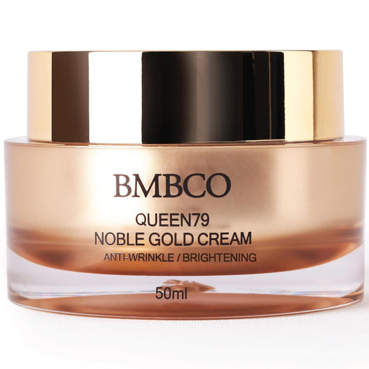 BMBCO 24K Gold Firming Cream – Anti-Aging Moisturizer with Collagen & Hyaluronic Acid | Wrinkle Repair for Face, Neck & Eyes | Korean Skincare – 50ml / 1.69 fl oz-FemmiqueWomen