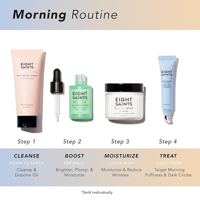 Eight Saints Skincare Cloud Whip Vitamin C Face Moisturizer Day Cream, Natural and Organic Face Cream For Women, Anti Aging Cream For Face To Reduce Fine Lines and Wrinkles, 2 Ounces-FemmiqueWomen