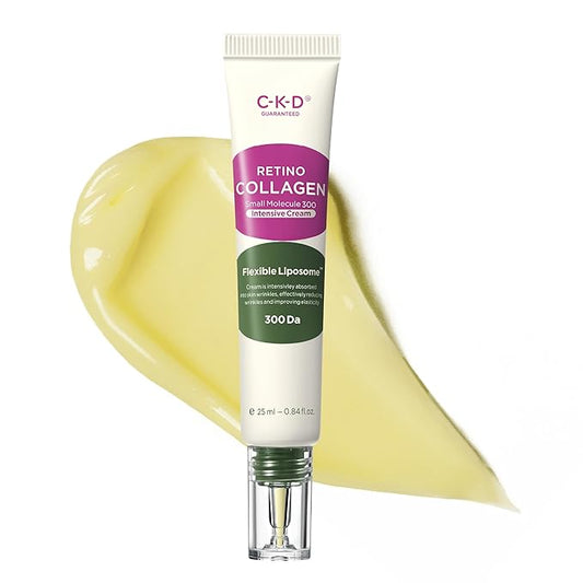 CKD Retino Collagen Intensive Cream - Retinal Spot Collagen Cream for Fine Lines, Deep Wrinkles, and Sagging Reduction. Anti-Aging and Youthful Skin. Korean Skin Care. 0.84 fl oz-FemmiqueWomen