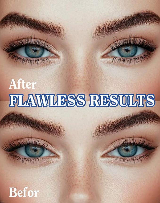 Bottom Lashes Natural Everyday Wispy Lashes Natural Look Flared Eyelashes False Lower Lashes Soft Fluffy Lashes False Eyelashes 7 Pairs B-1-FemmiqueWomen