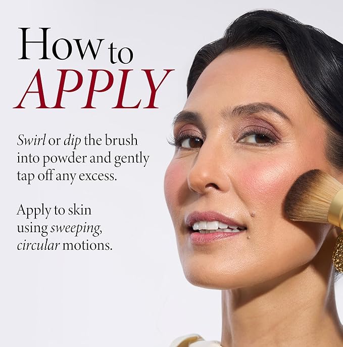 LAURA GELLER NEW YORK Retractable Black Kabuki Brush for Liquid, Cream and Powder Face Makeup With Aluminum Handle-FemmiqueWomen