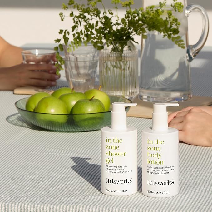 THISWORKS In The Zone Body Lotion, Natural Therapeutic Lotion, 300ml, 10.1 fl. oz-FemmiqueWomen