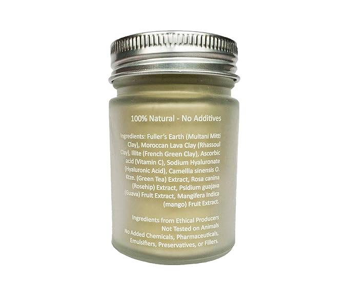 100% Natural Vitamin C Clay Exfoliating Face Mask 120g All Clay & No Water …-FemmiqueWomen